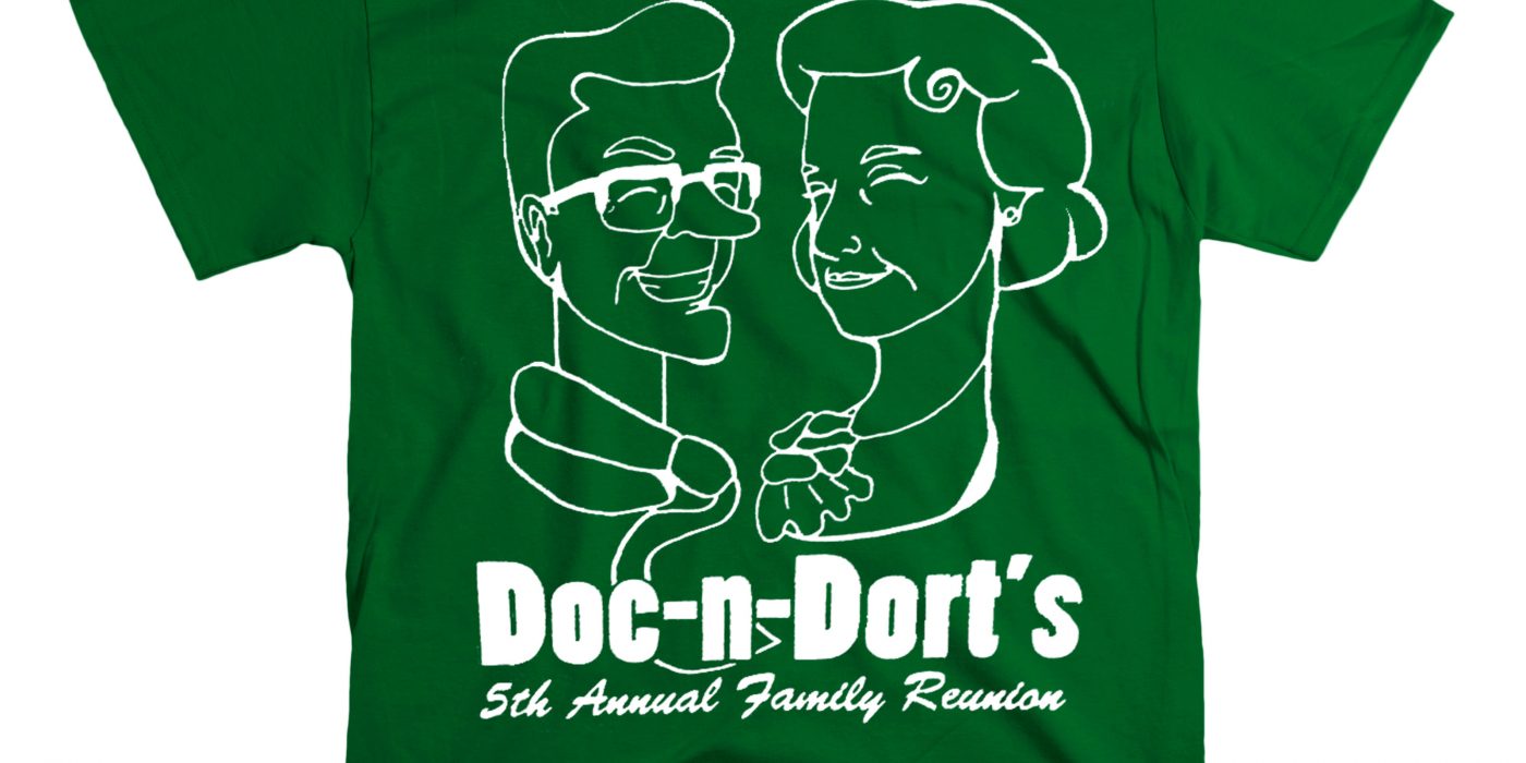 Family Reunion Caricature T-Shirt design